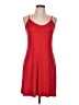 iris Solid Red Casual Dress Size 10 - photo 1