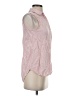 BeachLunchLounge Stripes Red Sleeveless Button-Down Shirt Size S (estimated) - photo 4