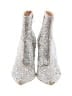 Betsey Johnson Silver Ankle Boots Size 9 1/2 - photo 2