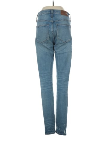 Madewell 9" High-Rise Skinny Jeans: Destructed-Hem Edition (view 2)