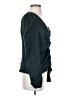 Parker Teal Long Sleeve Blouse Size S - photo 4