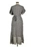 Max Studio Polka Dots Gray Casual Dress Size XL - photo 2