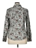 Talbots Floral Gray Long Sleeve Blouse Size 16 - photo 2