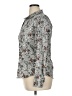 Talbots Floral Gray Long Sleeve Blouse Size 16 - photo 5