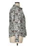 Talbots Floral Gray Long Sleeve Blouse Size 16 - photo 4