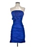 Jessica McClintock Blue Cocktail Dress Size 6 - photo 1