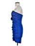 Jessica McClintock Blue Cocktail Dress Size 6 - photo 5