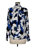 The Limited 100% Polyester Blue Long Sleeve Blouse Size M - photo 2