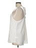 Athleta 100% Polyester White Sleeveless Blouse Size L - photo 5