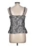 Alex Evenings 100% Polyester Silver Sleeveless Top Size L - photo 2