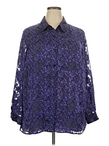 JM Collection 3/4 Sleeve Blouse (view 1)