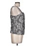 Alex Evenings 100% Polyester Silver Sleeveless Top Size L - photo 4