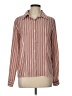 Covington 100% Polyester Stripes Red Long Sleeve Blouse Size L - photo 1