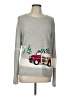 Talbots Graphic Gray Pullover Sweater Size L - photo 1