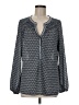 Max Studio 100% Polyester Gray Long Sleeve Blouse Size M - photo 1