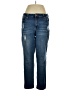 Molly & Isadora Solid Blue Jeans Size 16 Plus - photo 1