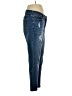 Molly & Isadora Solid Blue Jeans Size 16 Plus - photo 4