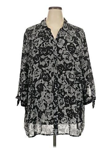 Catherines 3/4 Sleeve Blouse (view 1)