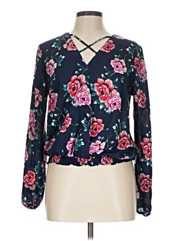 Blush Long Sleeve Blouse (view 1)