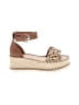 Dolce Vita Animal Print Tan Wedges Size 6 - photo 1