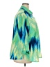 Alia 100% Polyester Chevron-herringbone Green 3/4 Sleeve Blouse Size 22 - photo 4