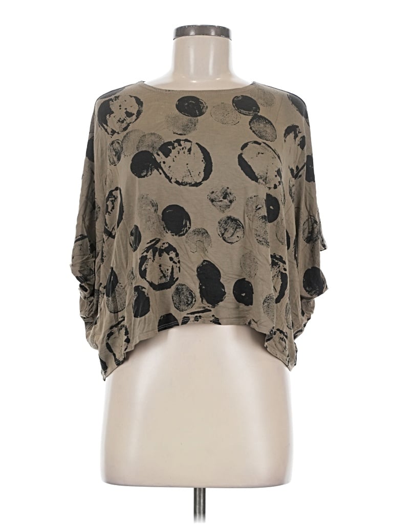 Pre-owned Bryn Walker 3/4 Sleeve T-shirt In Brown