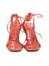FRAME 100% Leather Orange Sandals Size EU 38 1/2 - photo 2