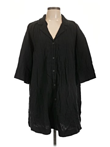 Madewell Lightspun Cover-Up Mini Shirtdress (view 1)
