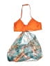Unbranded Tropical Orange Swimsuit Top Size 0XL - photo 1
