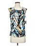 Kasper Blue Sleeveless Blouse Size XS - photo 1