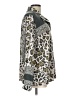 Tolani 100% Modal Animal Print Gray Long Sleeve Blouse Size L - photo 4