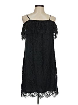 madewell black lace dress Madewell Women's Black Lace Overlay Mini