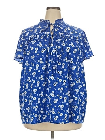 Lane Bryant Short Sleeve Blouse (view 1)