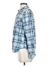 Maurices 100% Cotton Plaid Blue Long Sleeve Button-Down Shirt Size XS - photo 5