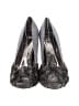 Shoedazzle Floral Gray Heels Size 10 - photo 2