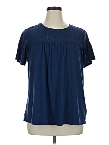 Chaps Short Sleeve Blouse (view 1)