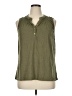Fresh Green Sleeveless Blouse Size 1X - photo 1