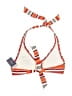 Jag Stripes Orange Swimsuit Top Size S - photo 2