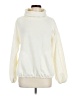 Max Studio Checkered-gingham Ivory Turtleneck Sweater Size M - photo 1