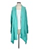 BCBGMAXAZRIA Teal Silk Cardigan Size XS - photo 1
