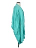BCBGMAXAZRIA Teal Silk Cardigan Size XS - photo 4