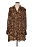 Zara Basic Animal Print Brown Casual Dress Size L - photo 1