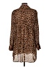 Zara Basic Animal Print Brown Casual Dress Size L - photo 2