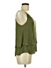 Left Coast by Dolan Solid Green Sleeveless Blouse Size M - photo 4