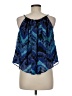 Jessica Simpson 100% Polyester Blue Sleeveless Blouse Size M - photo 2