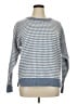 Staccato Houndstooth Blue Pullover Sweater Size XL - photo 1