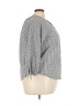 Free Assembly 100% Cotton Checkered-gingham Gray 3/4 Sleeve Blouse Size 3X - photo 4