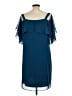 Thalia Sodi 100% Polyester Solid Blue Cocktail Dress Size L - photo 2