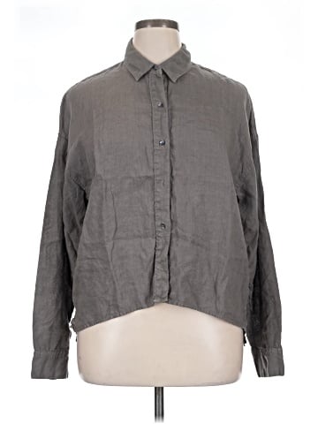 James Perse Long Sleeve Button-Down Shirt (view 1)