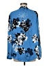 Jennifer Lopez 100% Polyester Blue Long Sleeve Blouse Size M - photo 2